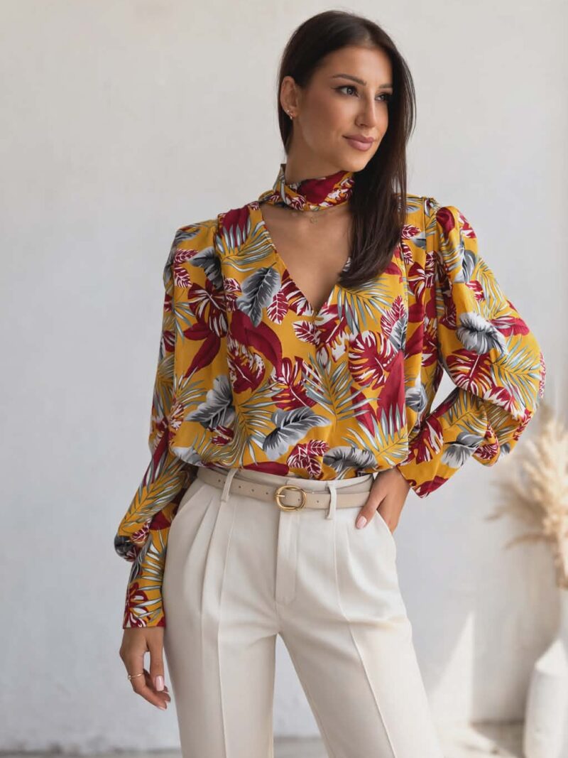 koszula damska Lara Fashion multikolor