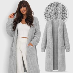 kardigan damski By Me Long szary