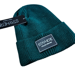 czapka damska Stayhere zieleń butelkowa