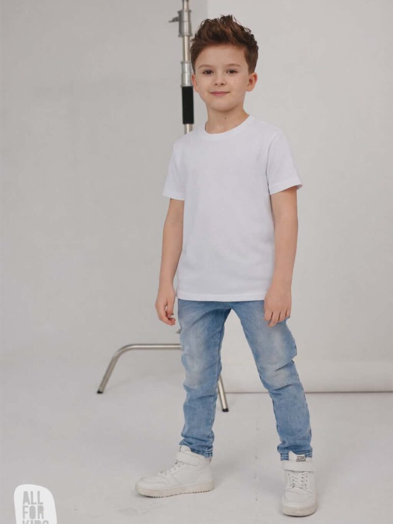 Bluzka dziecięca Basic All For Kids biała