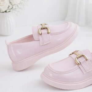 Mokasyny dziewczęce półbuty pudrowy róż