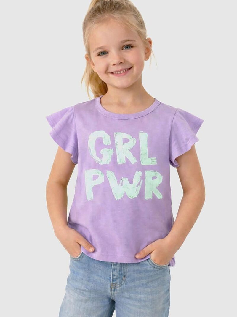 Bluzka dziewczęca Girls Power Igomill fioletowa