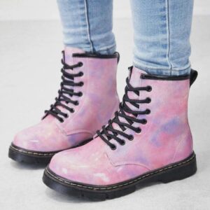 botki dziecięce martens jesień zima różowe