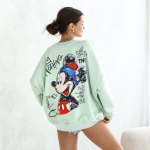 bluza damska Miki Lara Fashion mięta