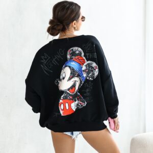 bluza damska Miki Lara Fashion czarna