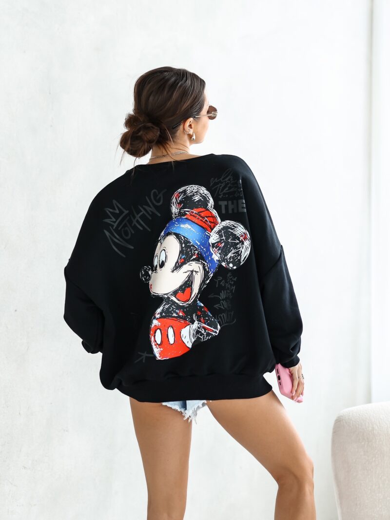 bluza damska Miki Lara Fashion czarna