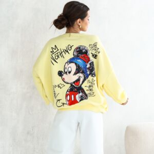 bluza damska Miki Lara Fashion żółta