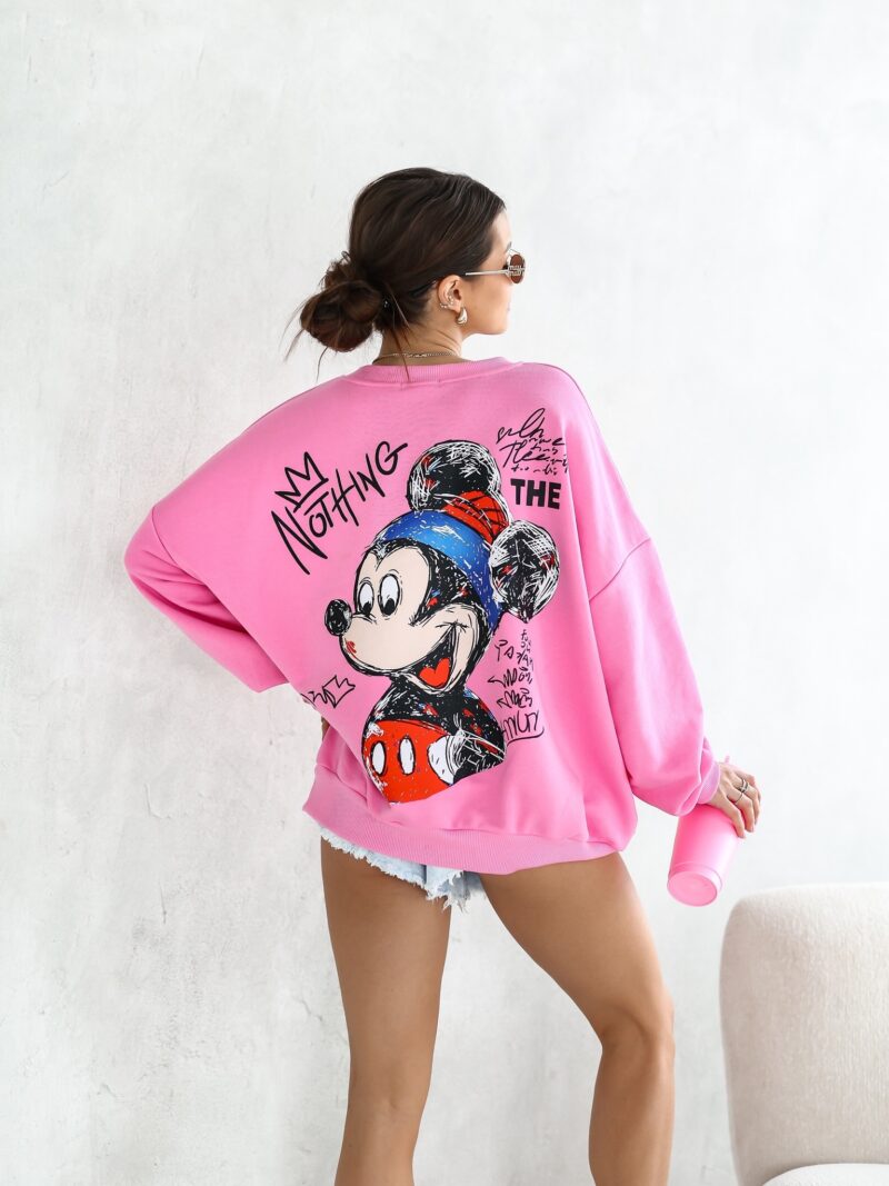 bluza damska Miki Lara Fashion róż cukierek
