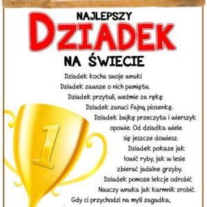 dyplom Najlepszy Dziadek II