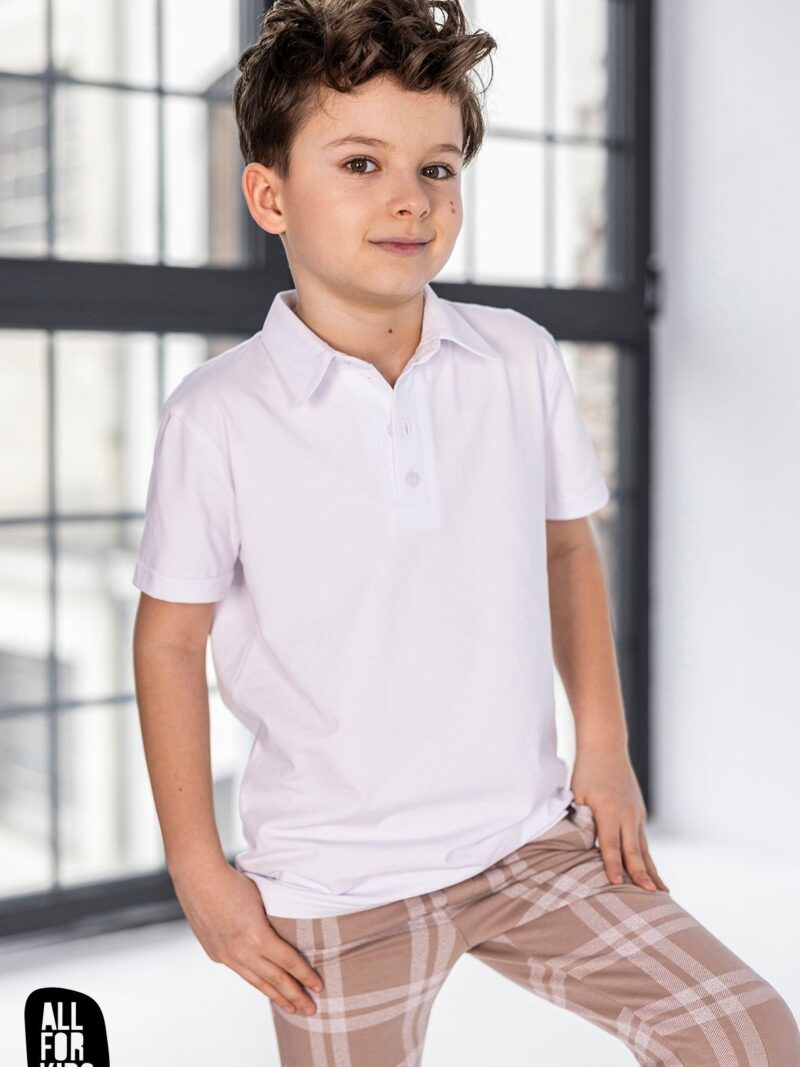 Koszulka Polo Bluzka T-shirt Dziecięca Chłopięca All For Kids