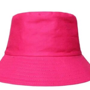 kapelusz młodzieżowy Bucket fuksja czarny