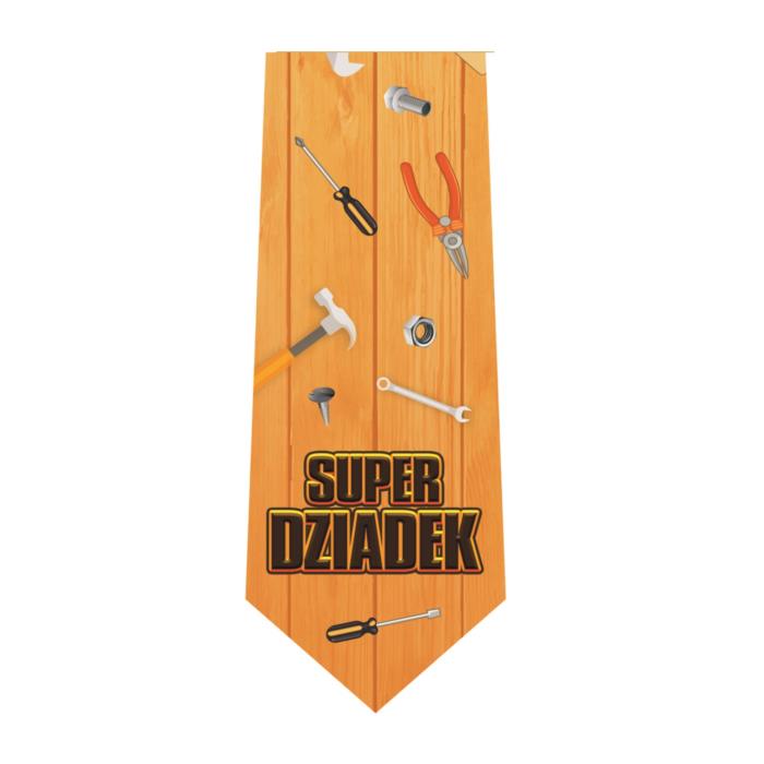 krawat męski Super Dziadek Majsterkowicz