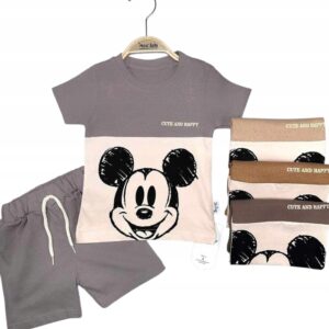 Komplet dziecięcy Miki Myszka bluzka spodenki bawełna