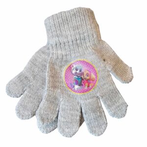 rękawiczki dziecięce Psi Patrol szare rozmiar 12