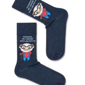 skarpety męskie Milena Dziadek czarne rozmiar 43-46