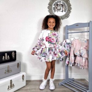 Sukienka dziewczęca Igomill krótki rękaw