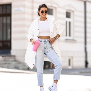 Bluza damska oversize Lara Napy ecru