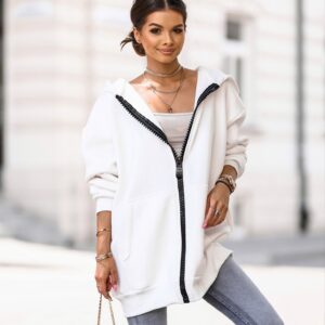 Bluza damska View Lara Fashion ecru