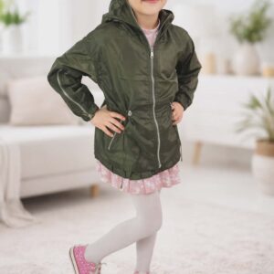 Kurtka dziewczęca parka wiosna jesień Yoyo S. zielona