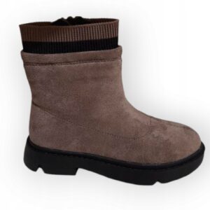 Botki dziecięce jesienno-zimowe Seastar brąz