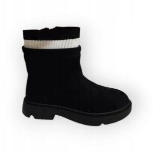 Botki dziecięce jesienno-zimowe Seastar czarne