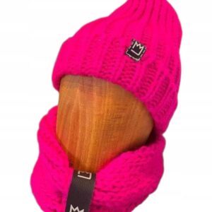 Komplet dziecięcy Mimi czapka komin jesienno zimowy rozmiar uniwersalny