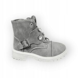 Kozaki dziecięce zimowe Jimmy Seastar szare