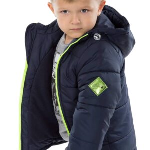 Kurtka chłopięca zimowa BooM Jamiro granatowa