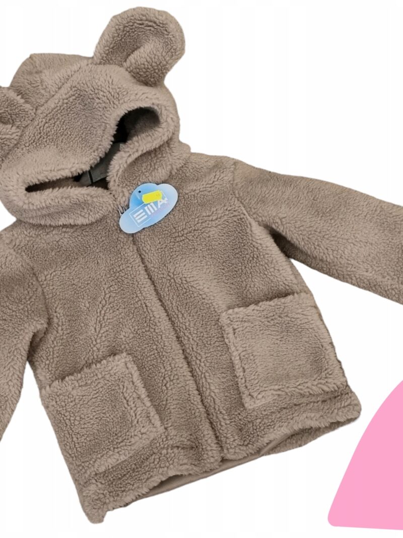 Kurtka dziecięca bluza baranek Ema Fashion beż