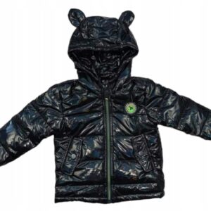 Kurtka dziecięca Miki z uszami czarna