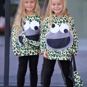 Legginsy dziewczęce getry Qba Kids czarne