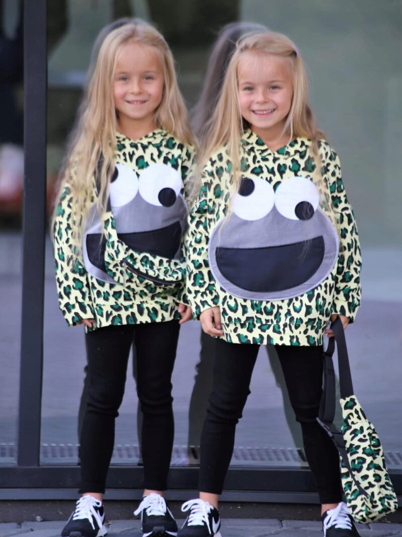 Legginsy dziewczęce getry Qba Kids czarne