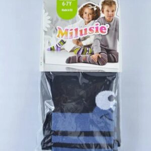 Rajstopy dziewczęce MILUSIE bawełniane paski