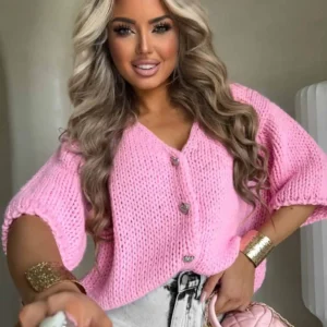 Kardigan damski Royal By Me róż