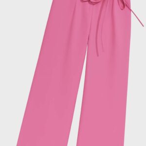 Spodnie dziewczęce Róża różowe