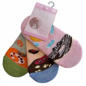 Stopki dziecięce Dziewczęce skarpetki 3 pary