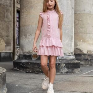 Sukienka dziewczęca All For Kids różowa