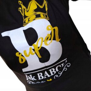 T-shirt damski Dzień Babci bluzka czarna