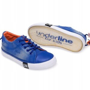 Trampki dziecięce Underline niebieskie