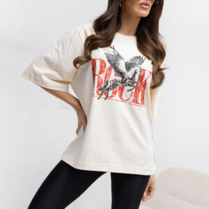 T-shirt damski Rock by Lara