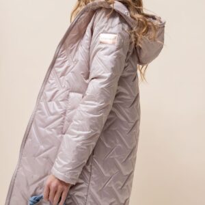 Kurtka damska wiosenna Stayhere pudrowy róż