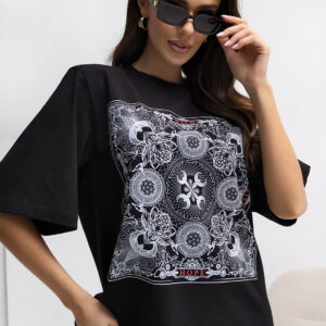 T-shirt damski Hope Wild Lara czarny