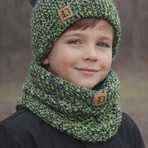 Komplet czapka komin dziecięcy rozmiar 54-56