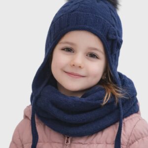 Komplet czapka komin dziewczęcy rozmiar 50-54