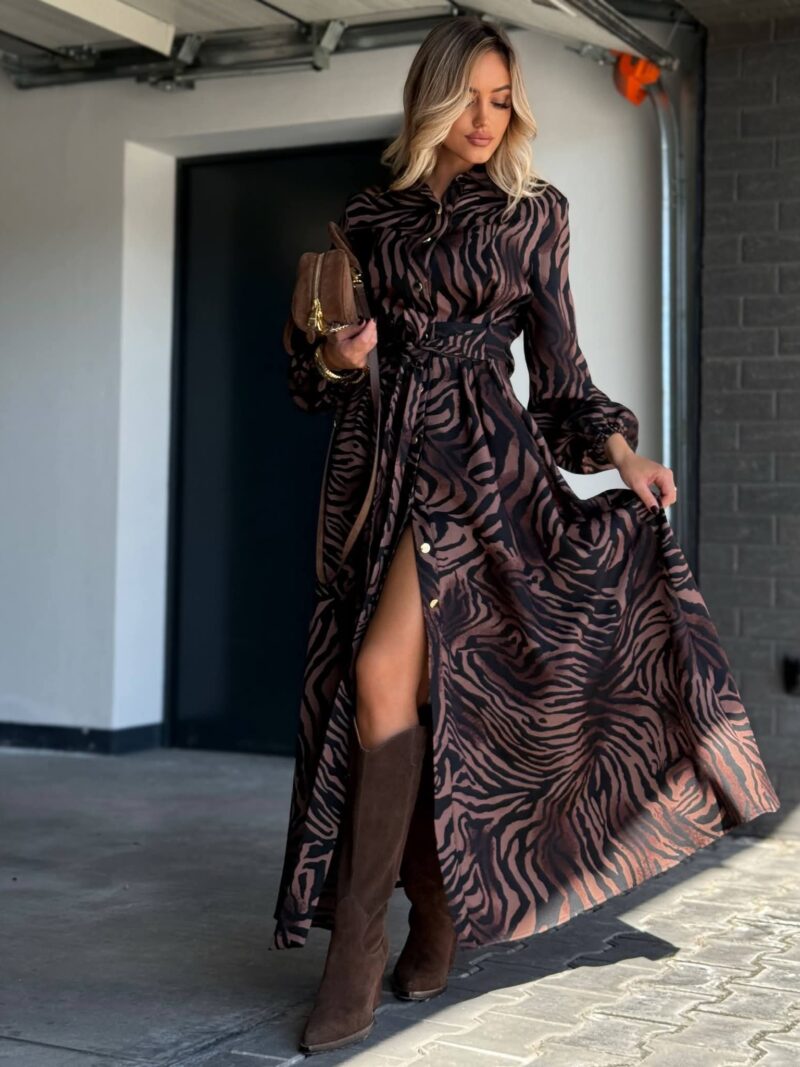 Sukienka damska maxi Zebra by Marina
