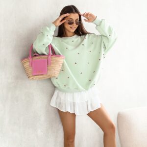 Bluza damska Wisienki Cherry Lara Fashion