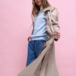 Płaszcz damski trencz Melanie beż