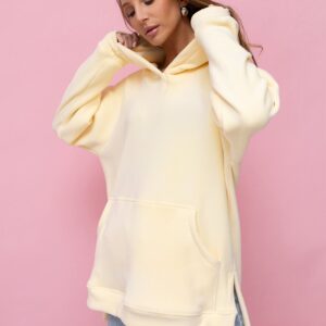 Bluza damska polarowa Stayhere żółta