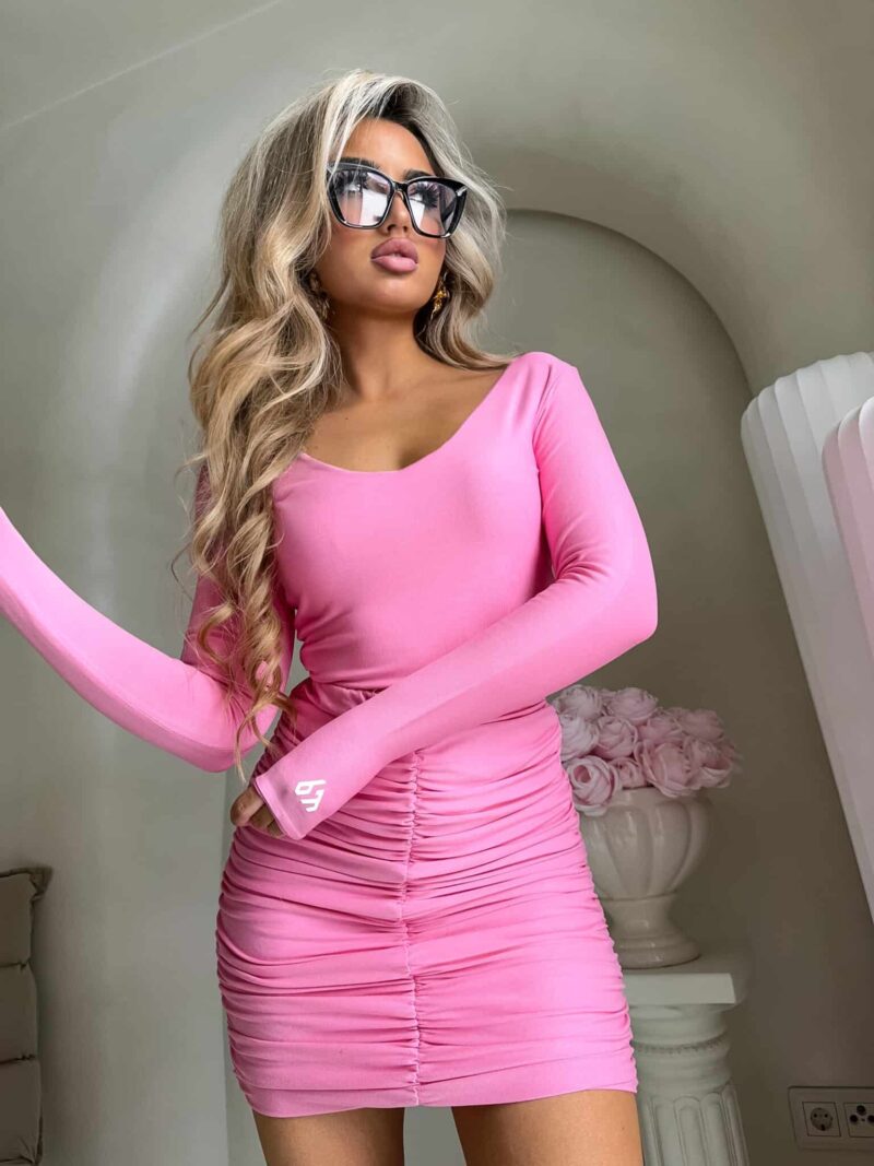 Bluzka damska Venezia v-neck róż