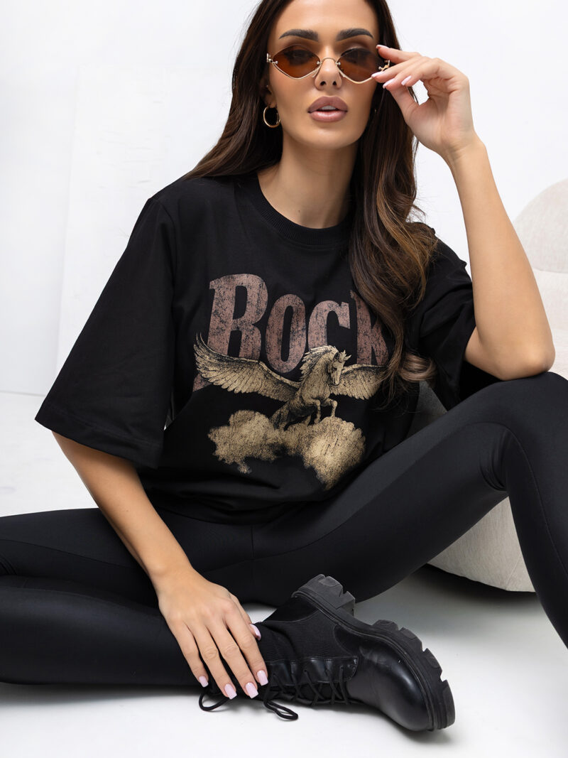 T-shirt damski Rock IV by Lara